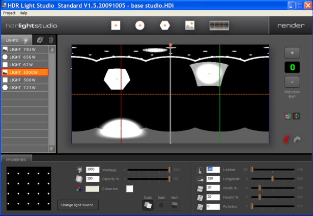 HDR Image Studio 1.5 interface