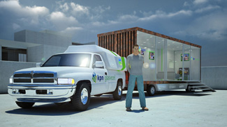 kpn glasvezel mobile unit visualization